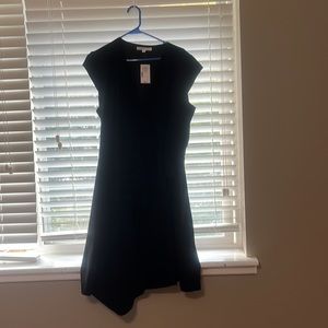 Little black wrap dress.